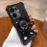 Oppo F31 5G Premium Stress Buster Wheel Rotating Shockproof Airbags Case
