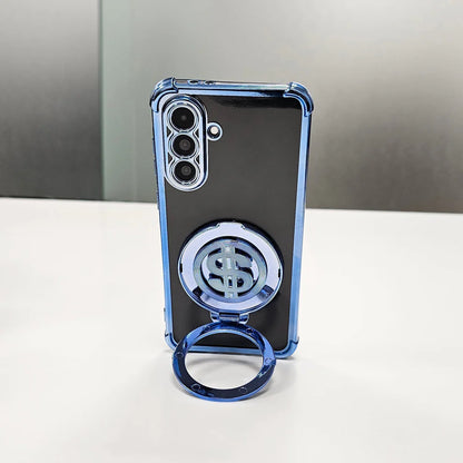 Samsung Galaxy A56 5G Four Corner Airbags 100% Original Astro Money Magnet Rotating Dollar Case