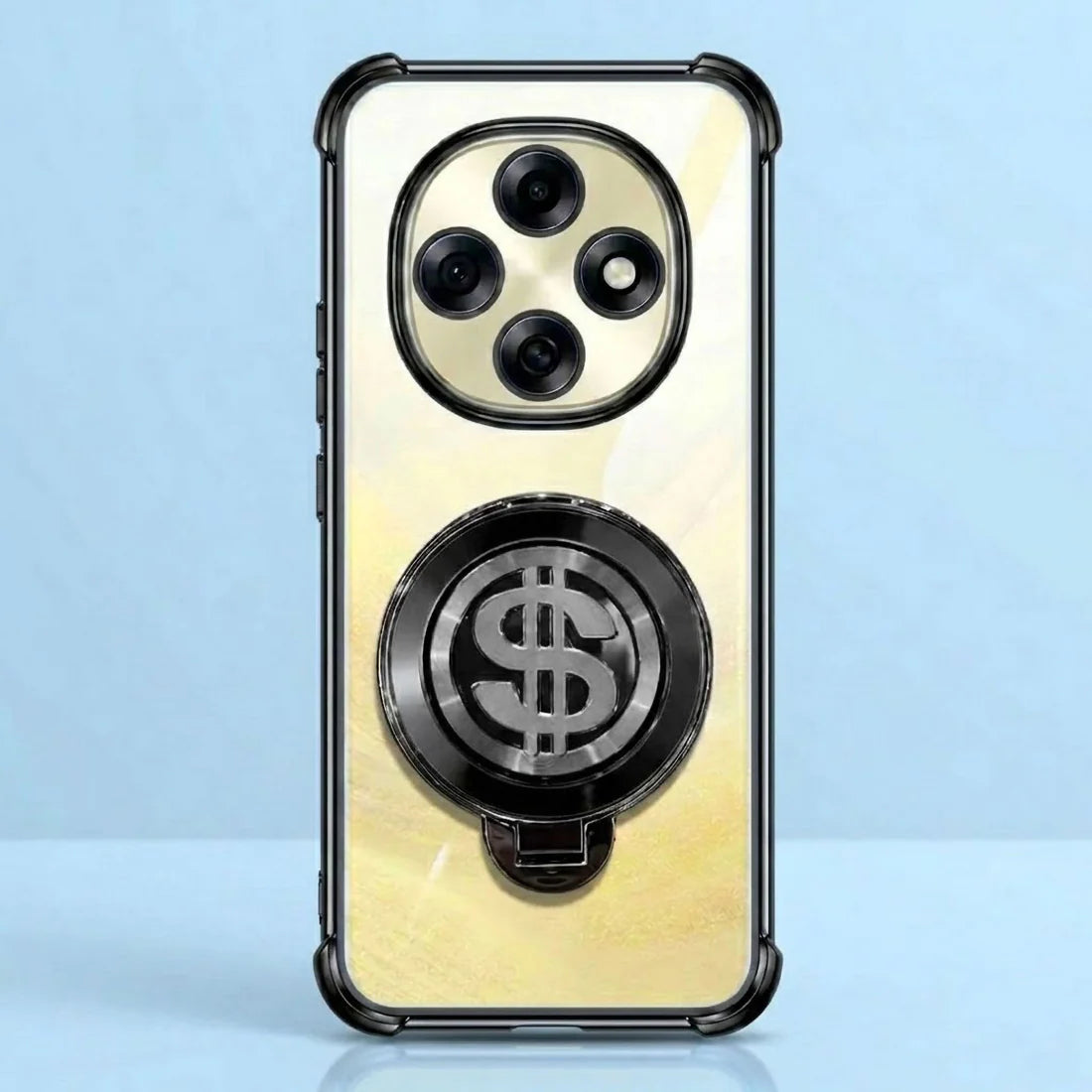 Oppo F31 Pro 5G Four Corner Airbags 100% Original Astro Money Magnet Rotating Dollar Case