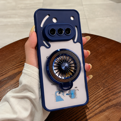 Nothing Phone 3a 5G Rotating Stress Relief Wheel Shockproof Back Cover