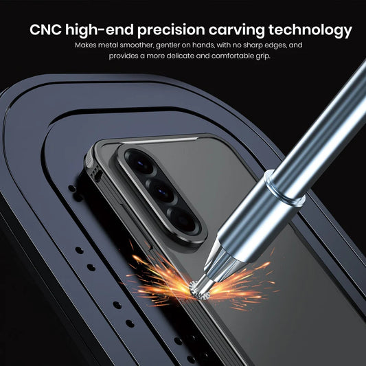 Samsung Galaxy S24 5G Aluminium Metal Frame Case With Metal Camera Lens Protection