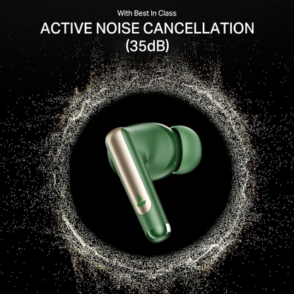 Boat Airdopes 141 Elite ANC, ANC(~35dB), 4Mics ENx Tech, 42H Battery, Fast Charge Wireless Earphones with mic