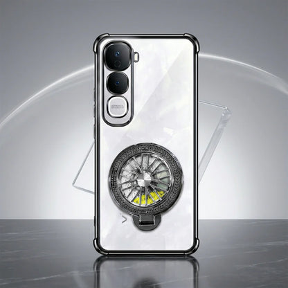 Vivo Y400 Pro 5G Premium Stress Buster Wheel Rotating Shockproof Airbags Case