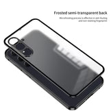 Samsung Galaxy A56 5G Aluminium Metal Bumper Shield Transparent Back Case