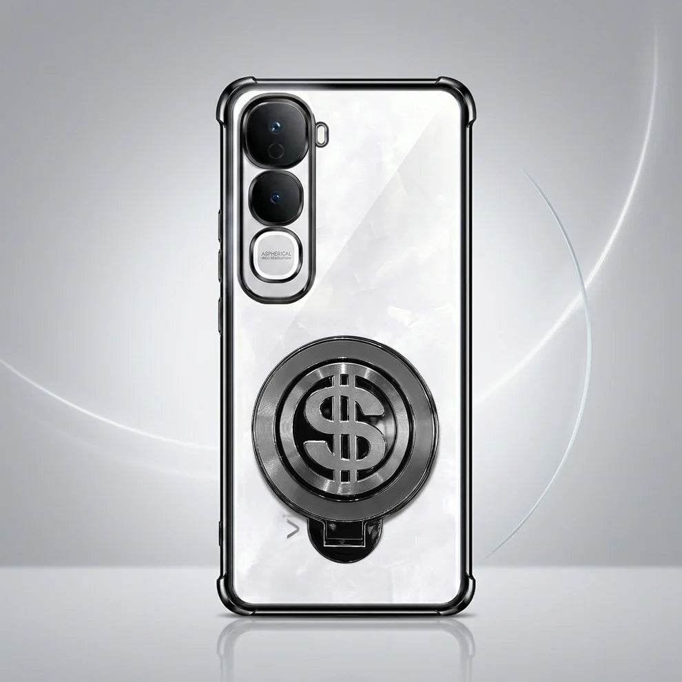 Vivo Y400 Pro 5G Four Corner Airbags 100% Original Astro Money Magnet Rotating Dollar Case