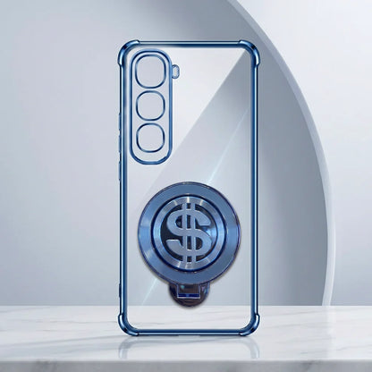 Vivo Y400 Pro 5G Four Corner Airbags 100% Original Astro Money Magnet Rotating Dollar Case