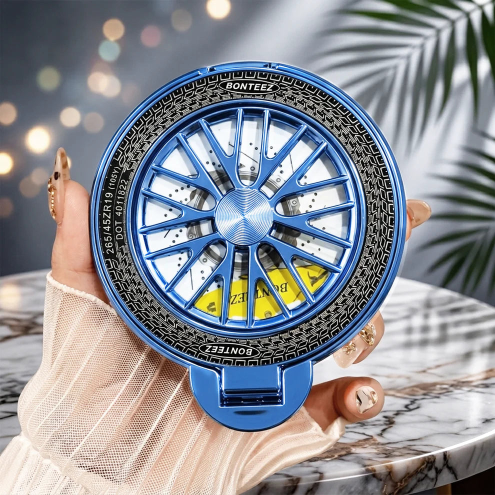 Vivo Y400 Pro 5G Premium Stress Buster Wheel Rotating Shockproof Airbags Case