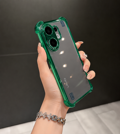 Vivo V60 5G Crystal Clear Airbag Corner Shockproof Back Cover