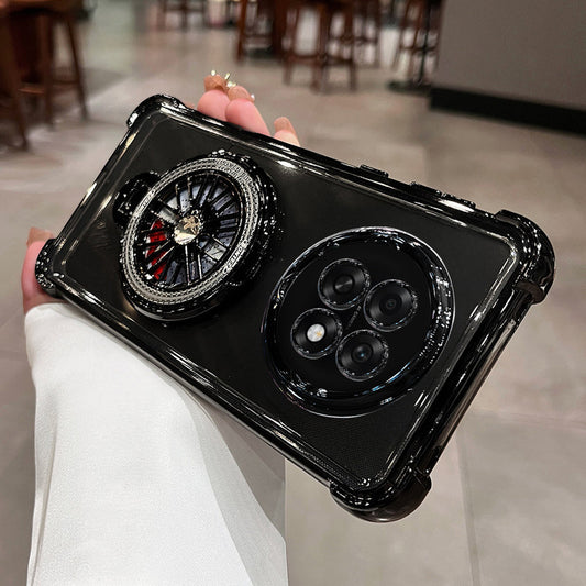 Oppo F31 Pro Plus 5G Premium Stress Buster Wheel Rotating Shockproof Airbags Case