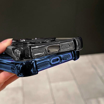 Oppo F31 Pro+ 5G Luxury Four Corner Invincible Bracket Ring Stand Case