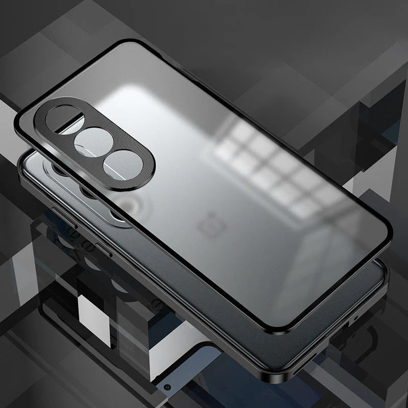 OnePlus Nord CE4 5G Aluminium Metal Bumper Shield Transparent Back Case