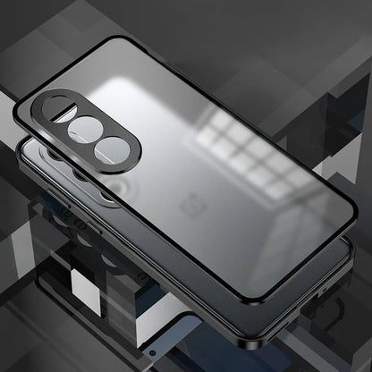 OnePlus Nord CE4 5G Aluminium Metal Bumper Shield Transparent Back Case