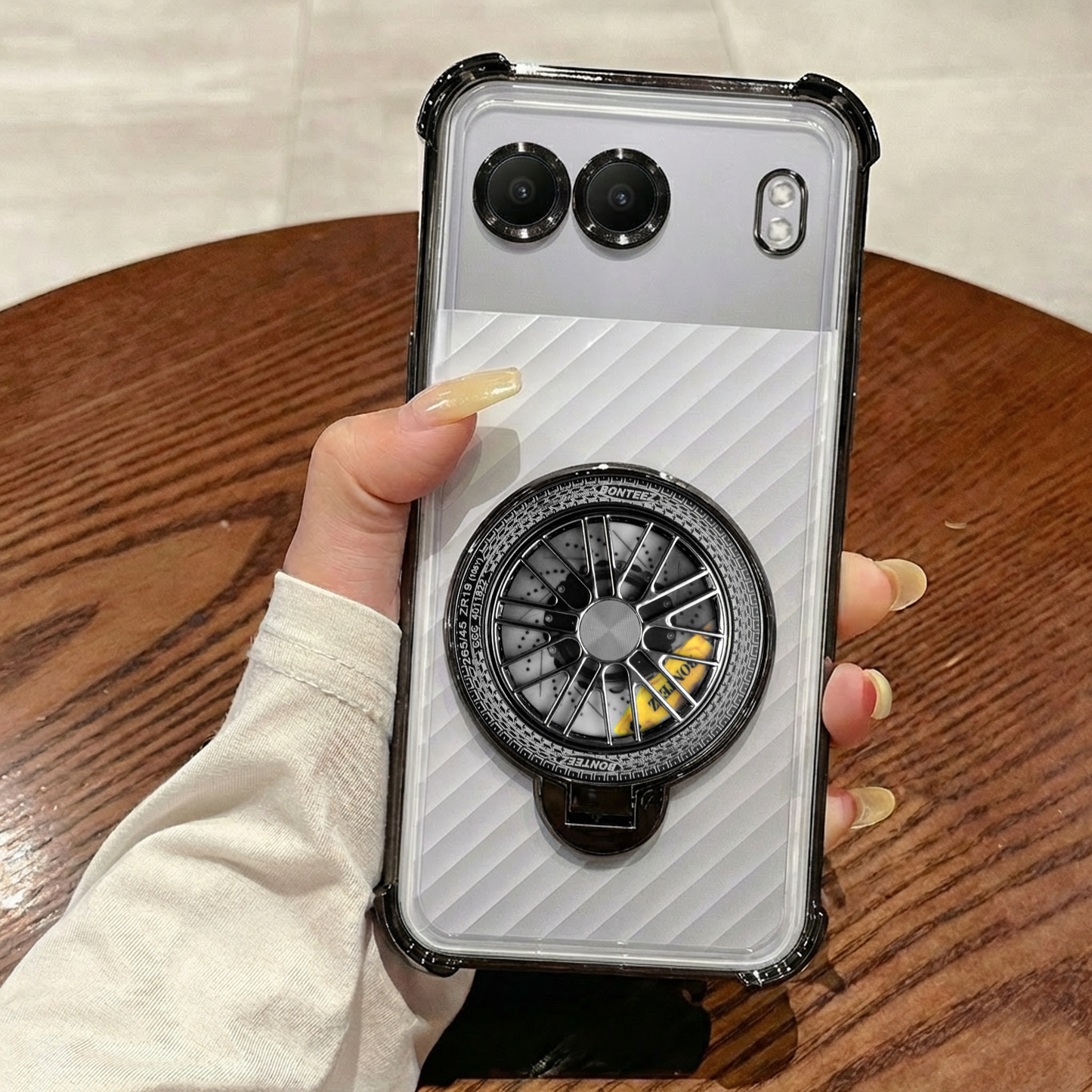 OnePlus Nord 4 5G Premium Stress Buster Wheel Rotating Shockproof Airbags Case