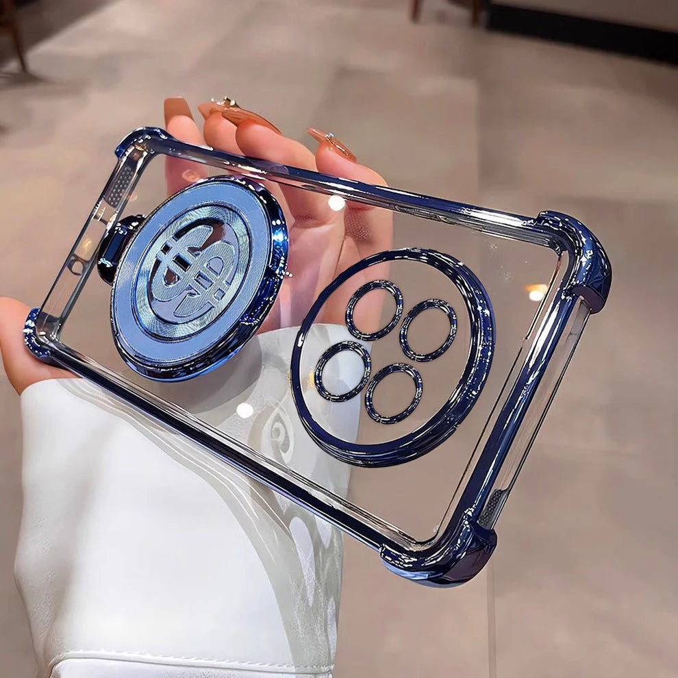 Oppo F31 Pro+ 5G Four Corner Airbags 100% Original Astro Money Magnet Rotating Dollar Case