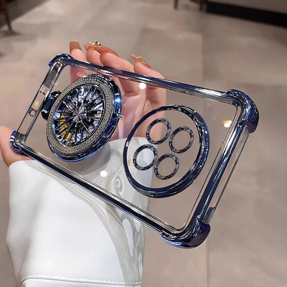 Oppo F31 Pro+ 5G Premium Stress Buster Wheel Rotating Shockproof Airbags Case