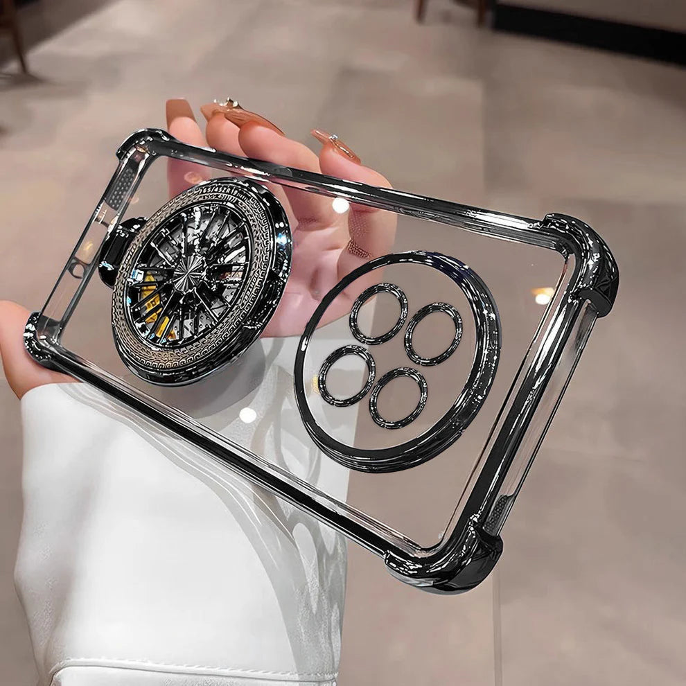 Oppo F31 Pro+ 5G Premium Stress Buster Wheel Rotating Shockproof Airbags Case