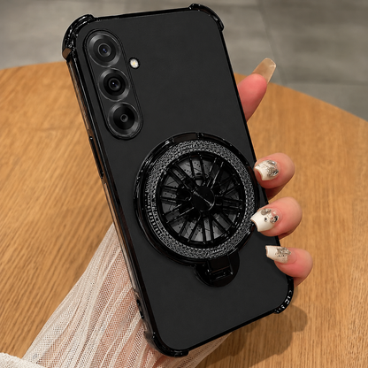Samsung Galaxy A56 5G Premium Stress Buster Wheel Rotating Shockproof Airbags Case