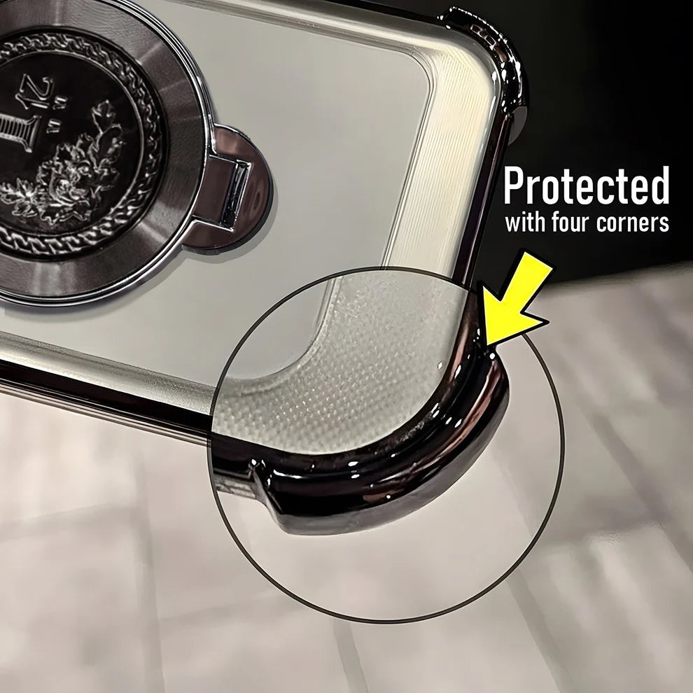 Vivo X200 FE 5G Premium Billion Wheel Rotating Shockproof Airbags Case