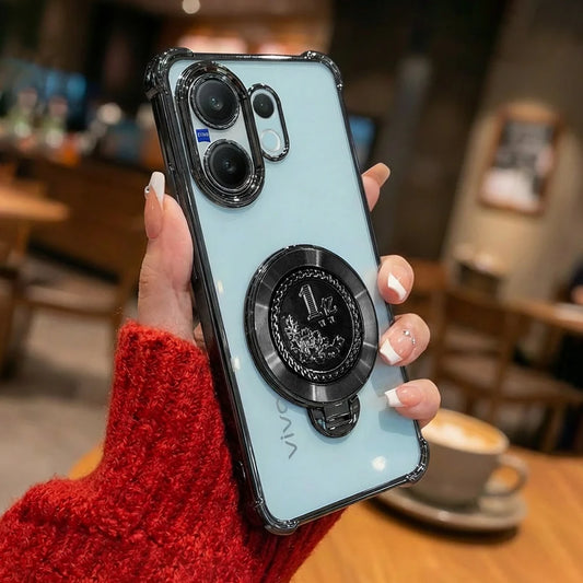 Vivo X200 FE 5G Premium Billion Wheel Rotating Shockproof Airbags Case