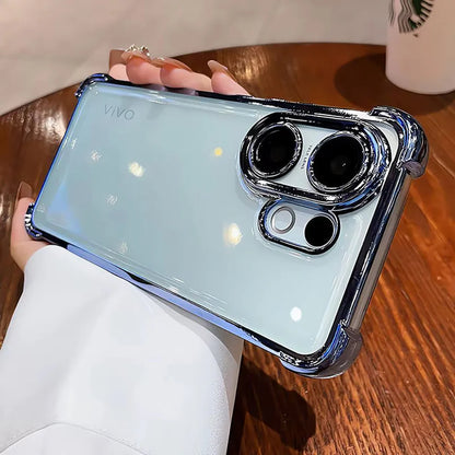 Vivo V60 5G Transparent Shockproof Case With Airbag Corners