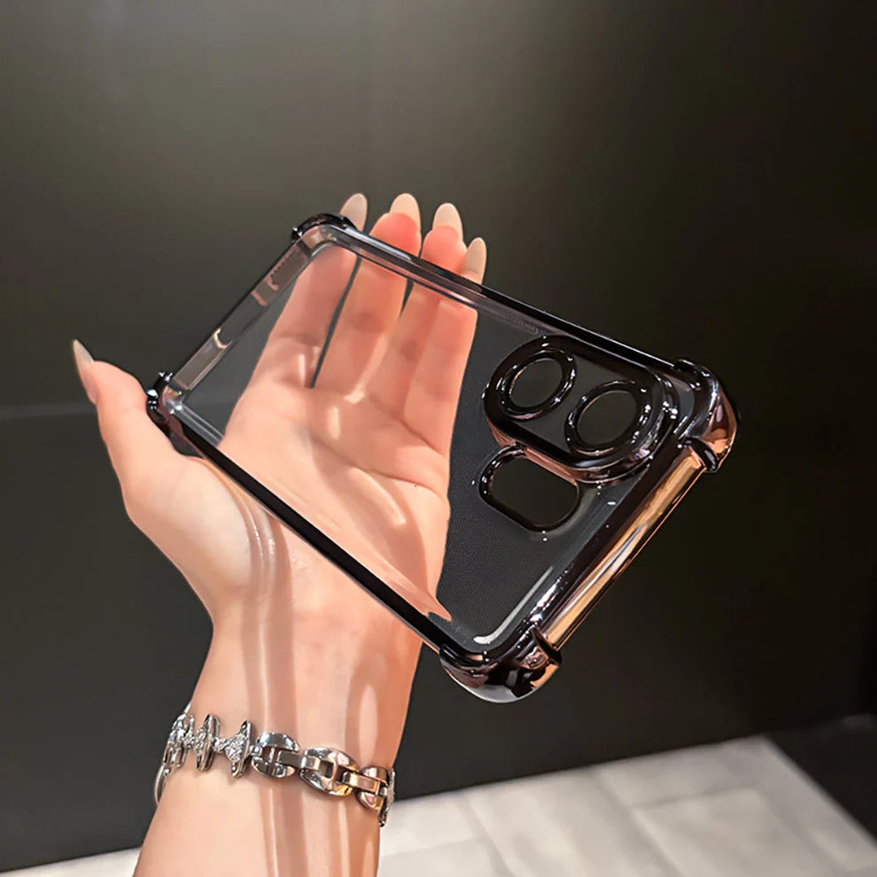 Vivo V60 5G Transparent Shockproof Case With Airbag Corners