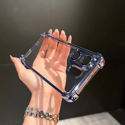 Vivo V60 5G Transparent Shockproof Case With Airbag Corners