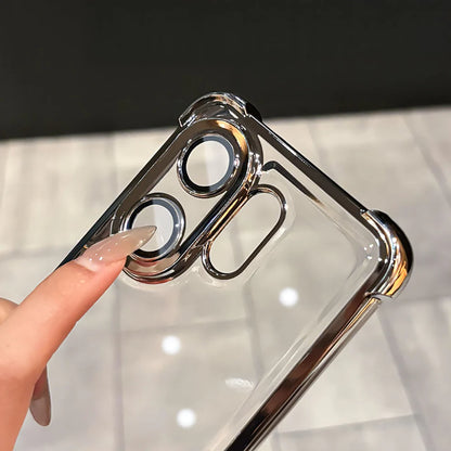 Vivo V60 5G Transparent Shockproof Case With Airbag Corners
