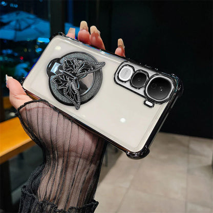 Vivo Y400 Pro 5G Premium Butterfly Stand Airbags Case