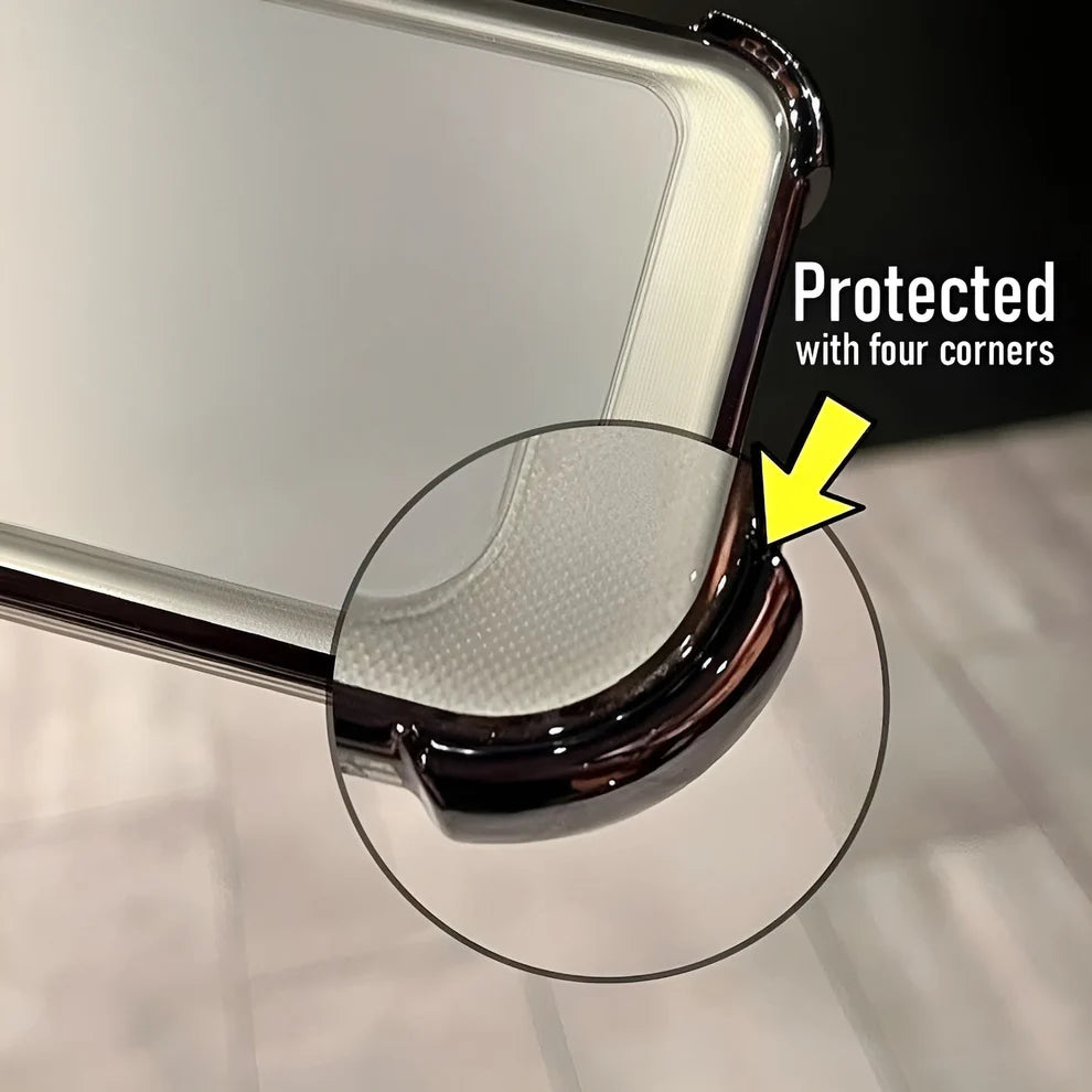Vivo Y400 Pro 5G Transparent Shockproof Case With Airbag Corners