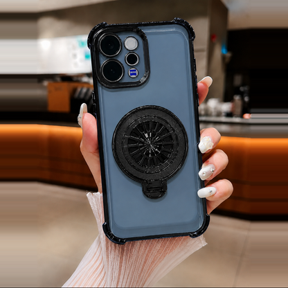 Vivo V70 5G Premium Anti-Drop Stress Buster Rotating Wheel Case