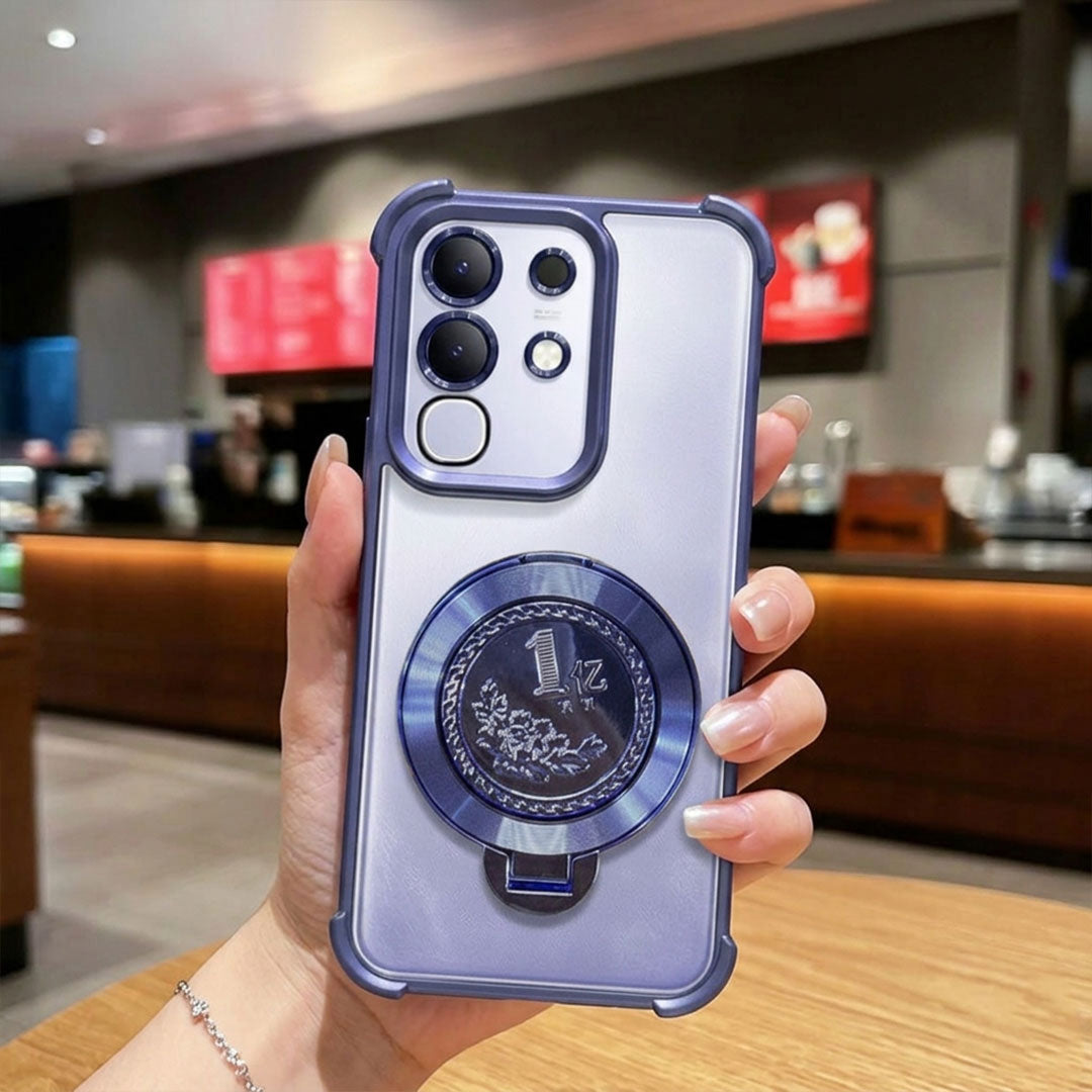 Vivo T4x 5G Reflective Fidget Rotating Airbag Case