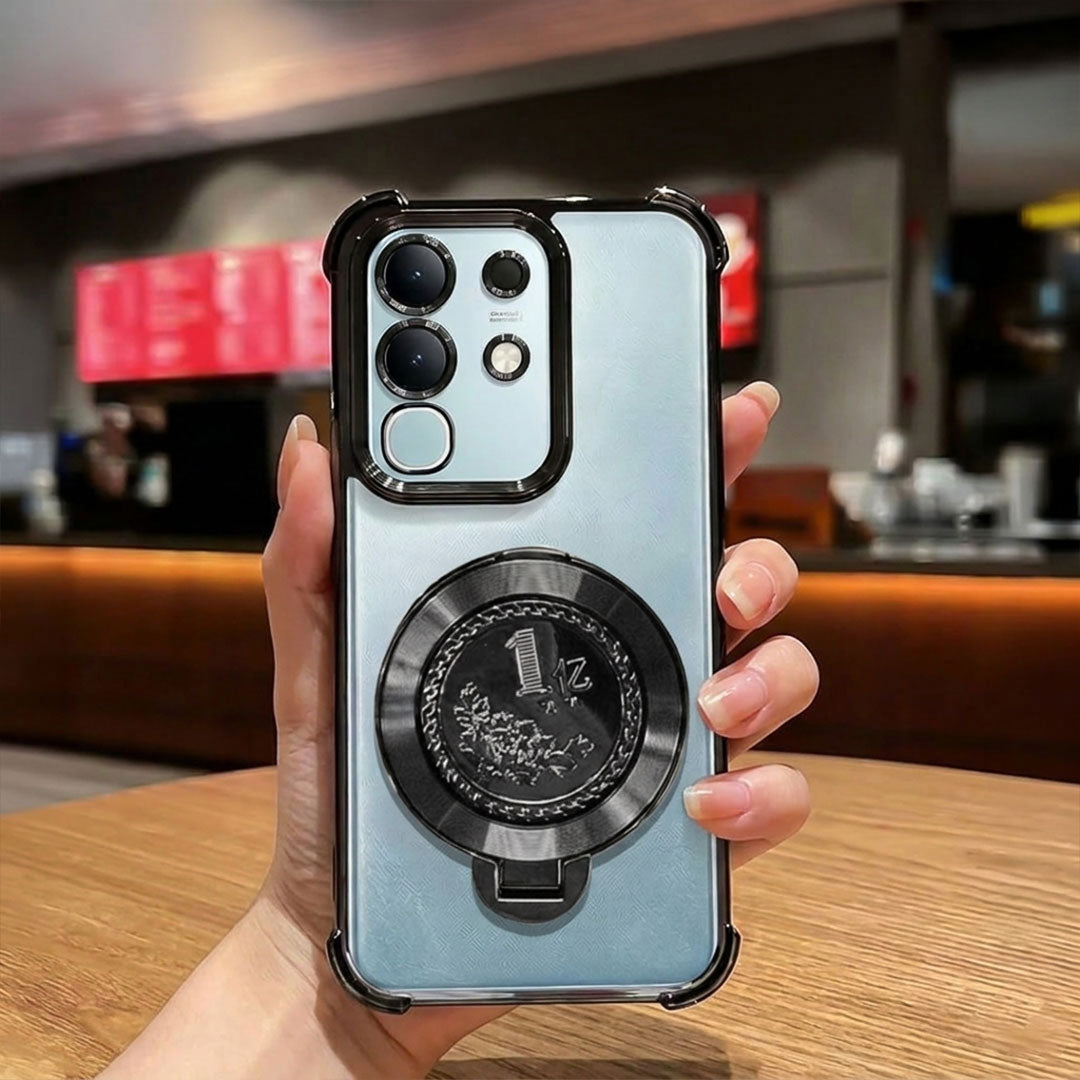 Vivo T4x 5G Reflective Fidget Rotating Airbag Case