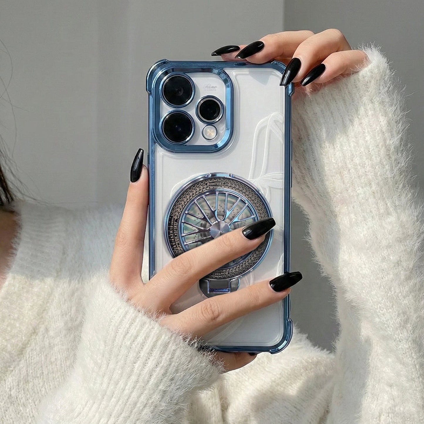 Oppo Reno 15 5G Premium Stress Buster Wheel Rotating Shockproof Airbags Case