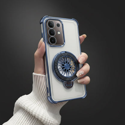 Vivo T4x 5G Premium Stress Buster Wheel Rotating Shockproof Airbags Case